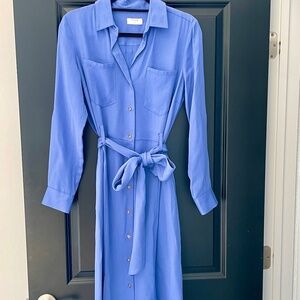 UNTUCKit Classic Jennie Long Sleeve Button Up Shirt Dress, 4
